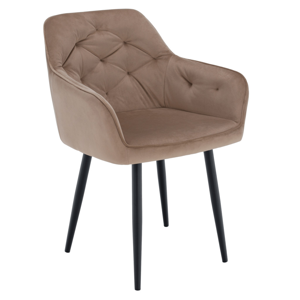 Fotel, világosbarna/fekete, VERIO (RP)