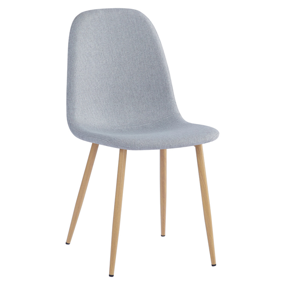 Szék, világos szürke/bükk, LEGA NEW (RP)