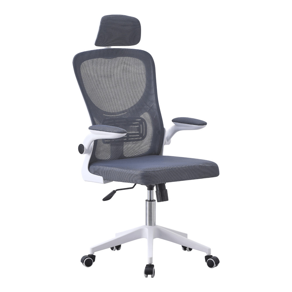 Irodai szék, szürke/fehér, MAGUS (RP)