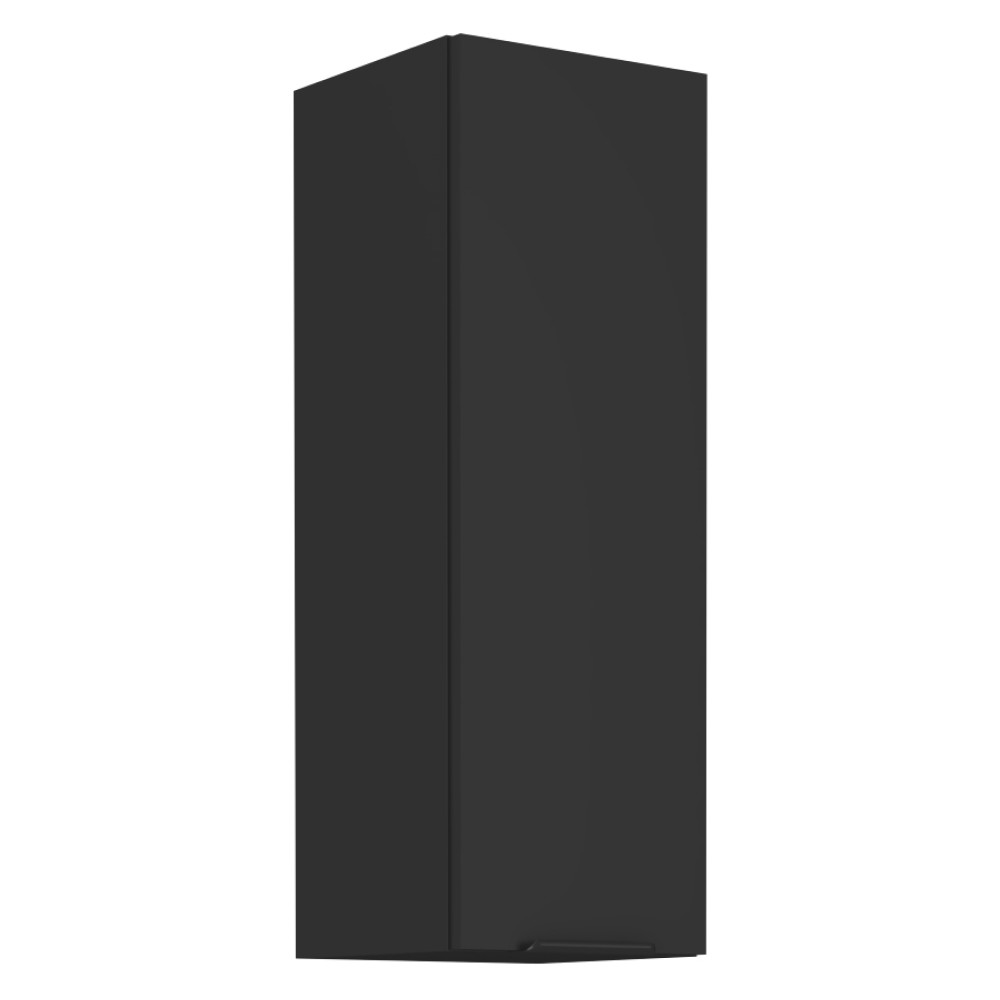 Felső szekrény, fekete, SIBER 30 G-90 1F (RP)