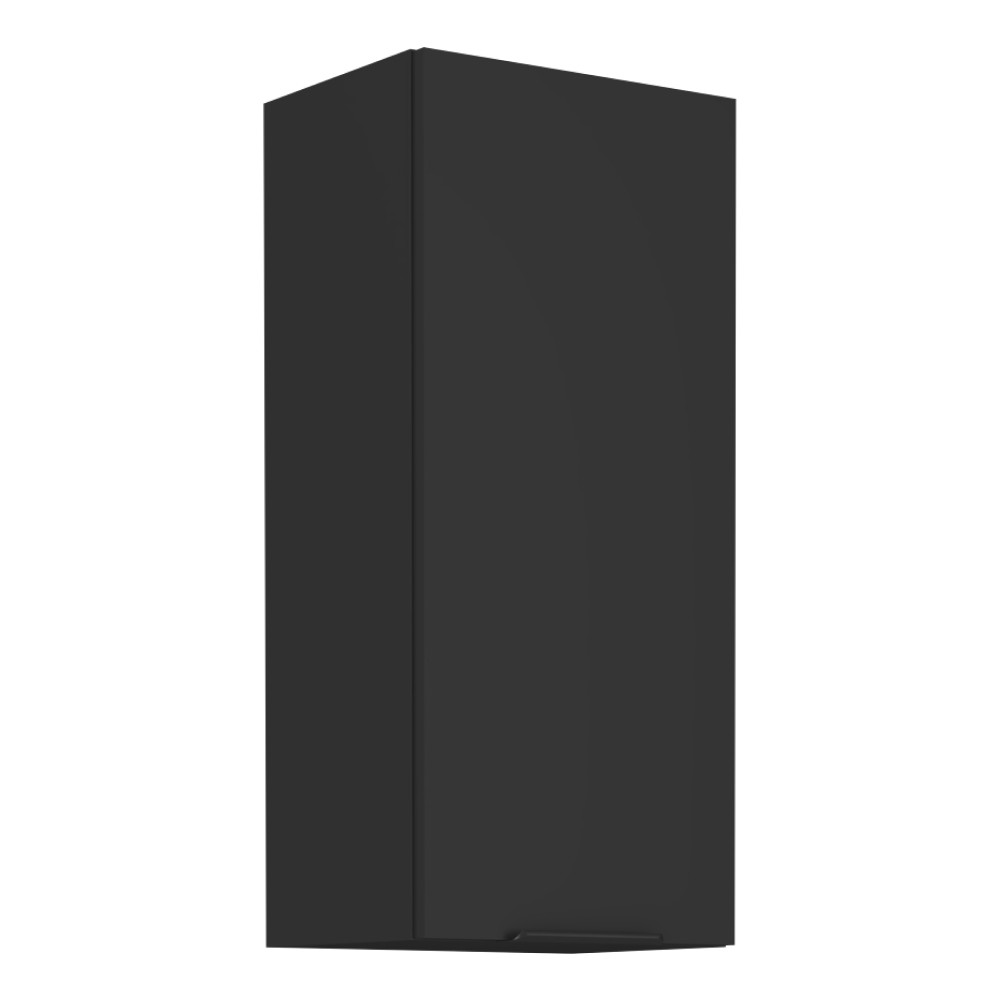 Felső szekrény, fekete, SIBER 40 G-90 1F (RP)