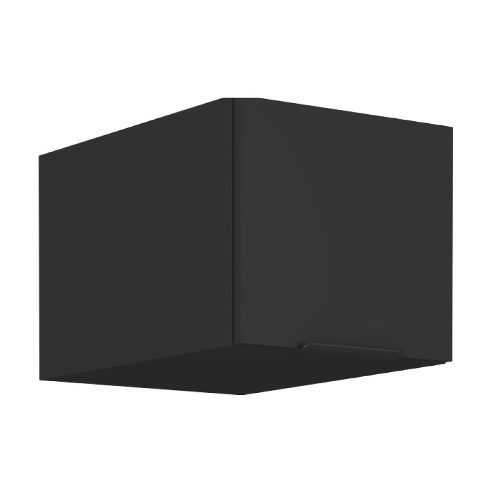 Felső szekrény, fekete, SIBER 40 NAGU-36 1F (RP)