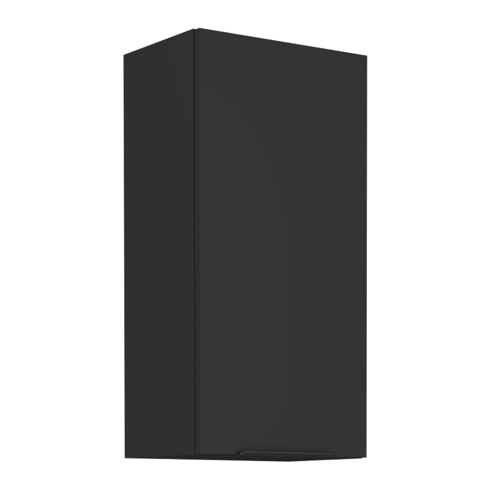 Felső szekrény, fekete, SIBER 45 G-90 1F (RP)