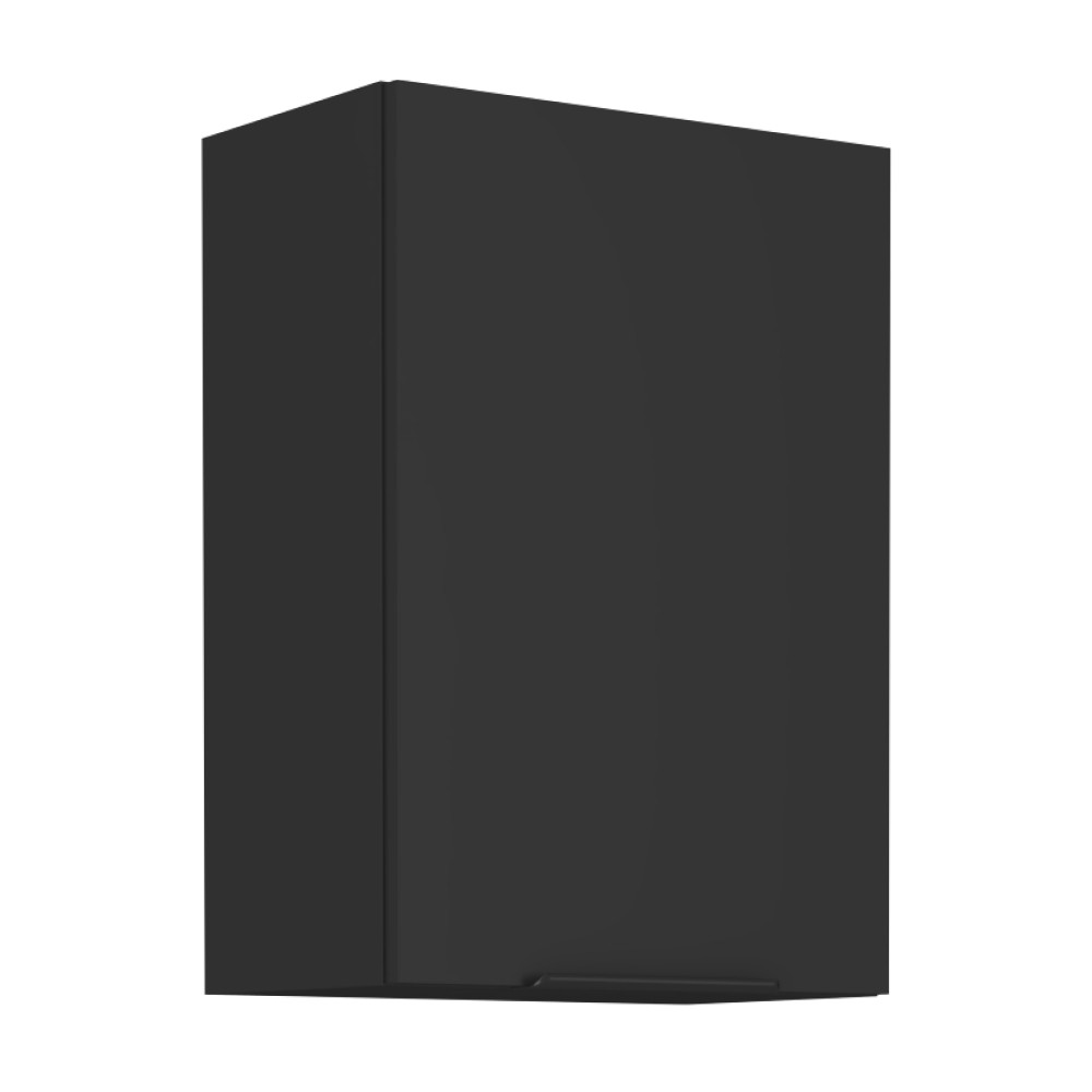 Felső szekrény, fekete, SIBER 50 G-72 1F (RP)