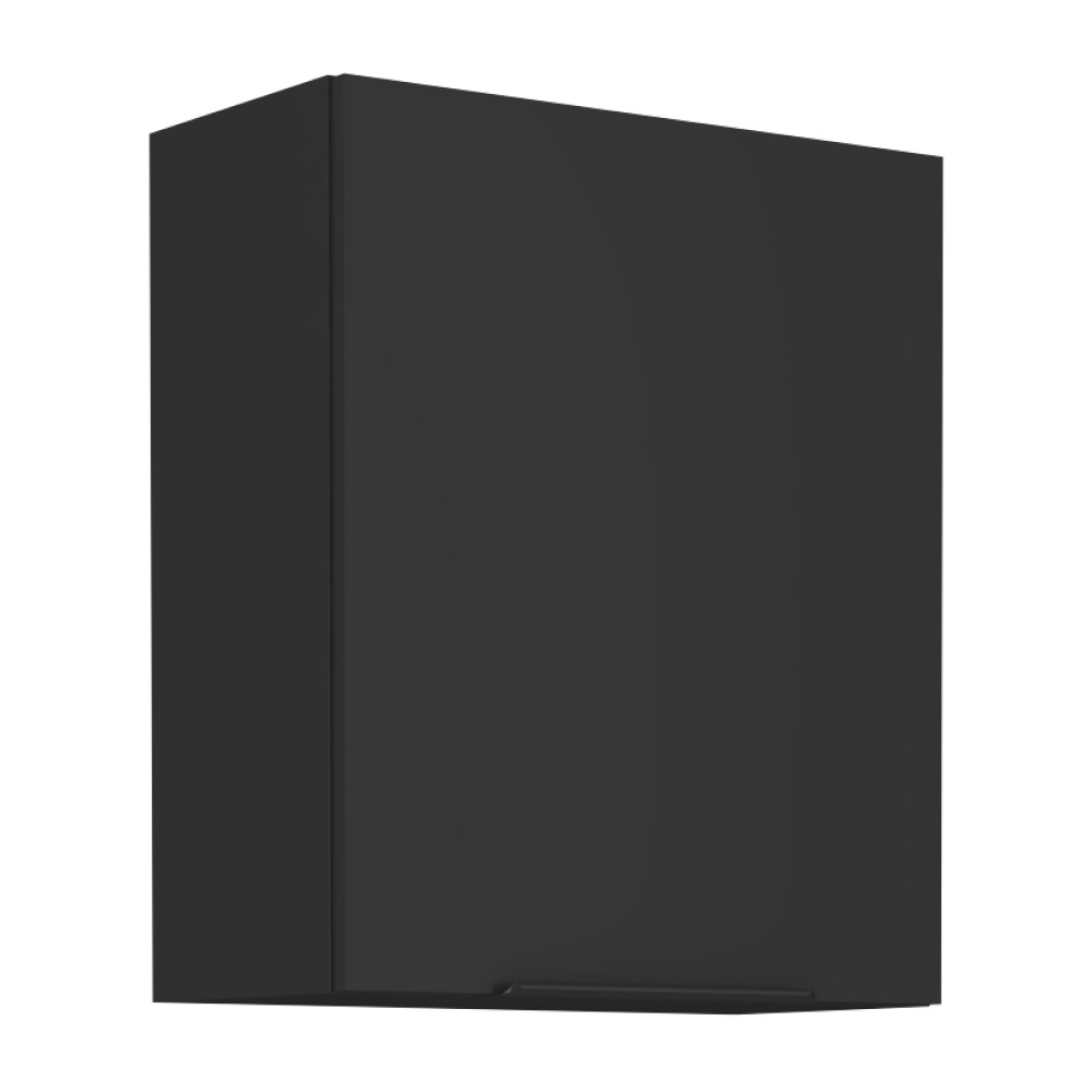 Felső szekrény, fekete, SIBER 60 G-72 1F (RP)