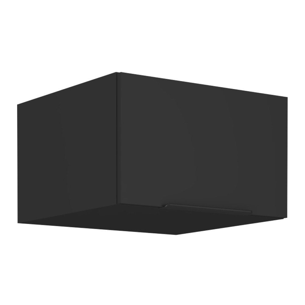 Felső szekrény, fekete, SIBER 60 NAGU-36 1F (RP)