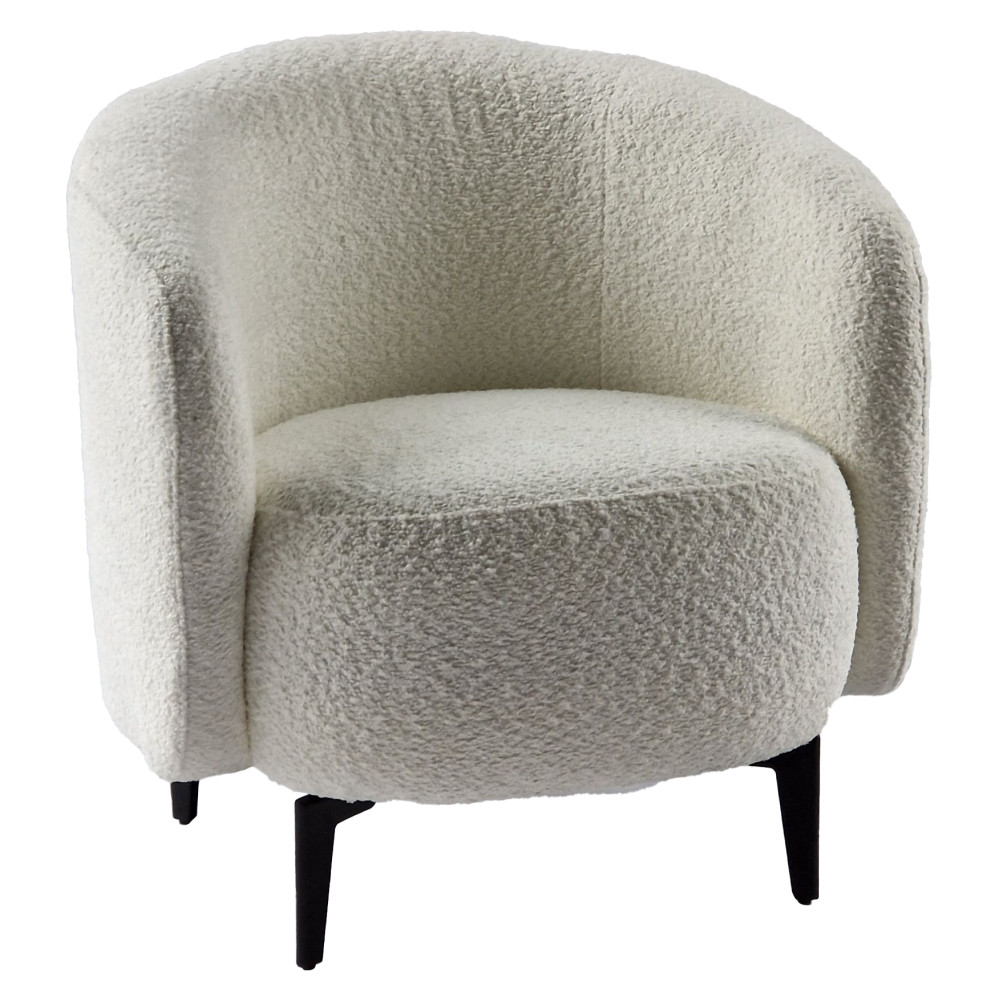 Fotel, fehér/fekete, PRESO (RP)