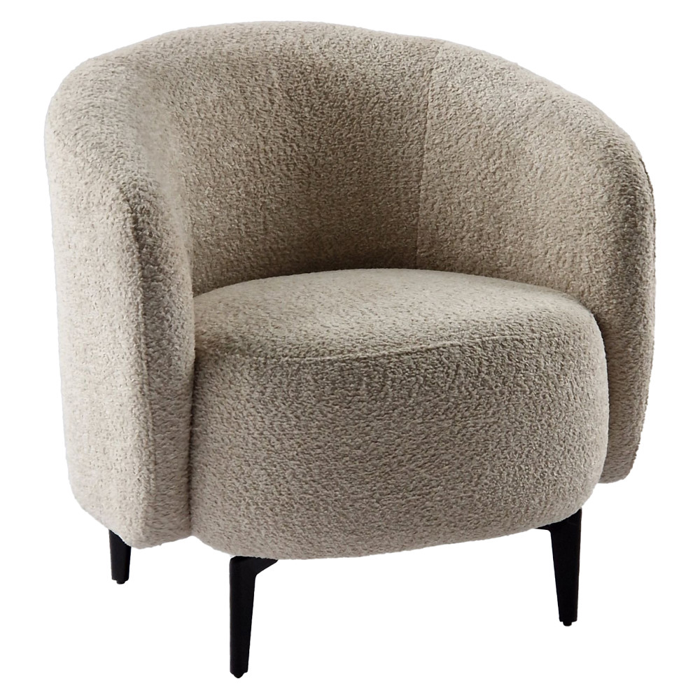 Fotel, bézs/fekete, PRESO (RP)