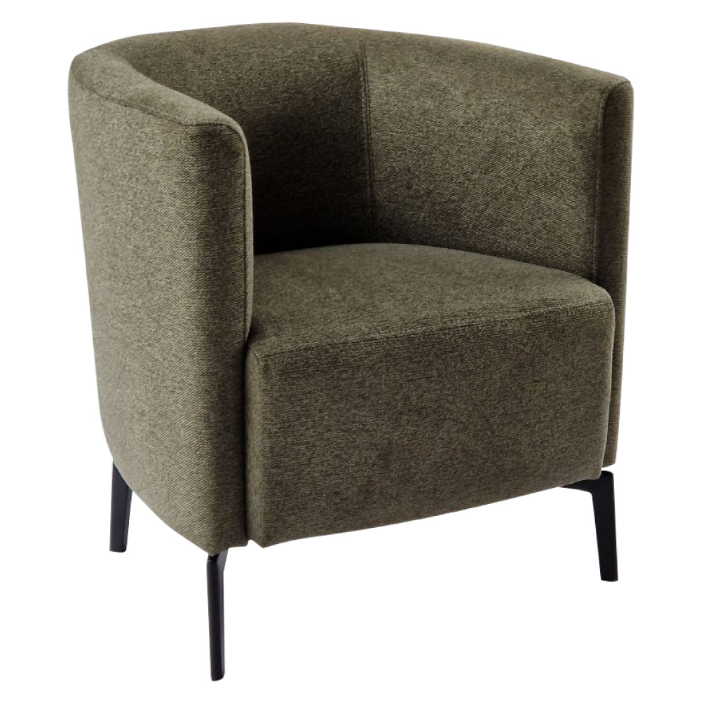 Design fotel, zöld/fekete, KAPY (RP)