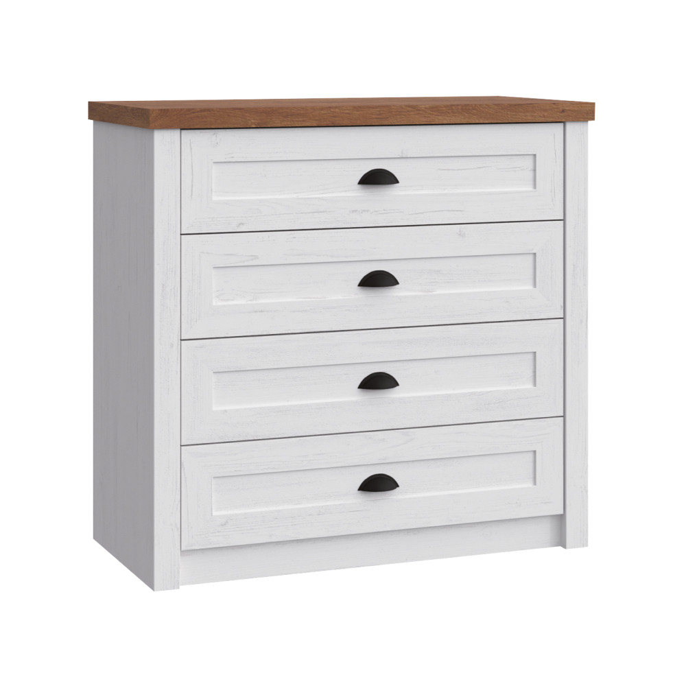 Komód, sosna andersen/tölgyfa lefkas, PROVANCE K4 (RP)