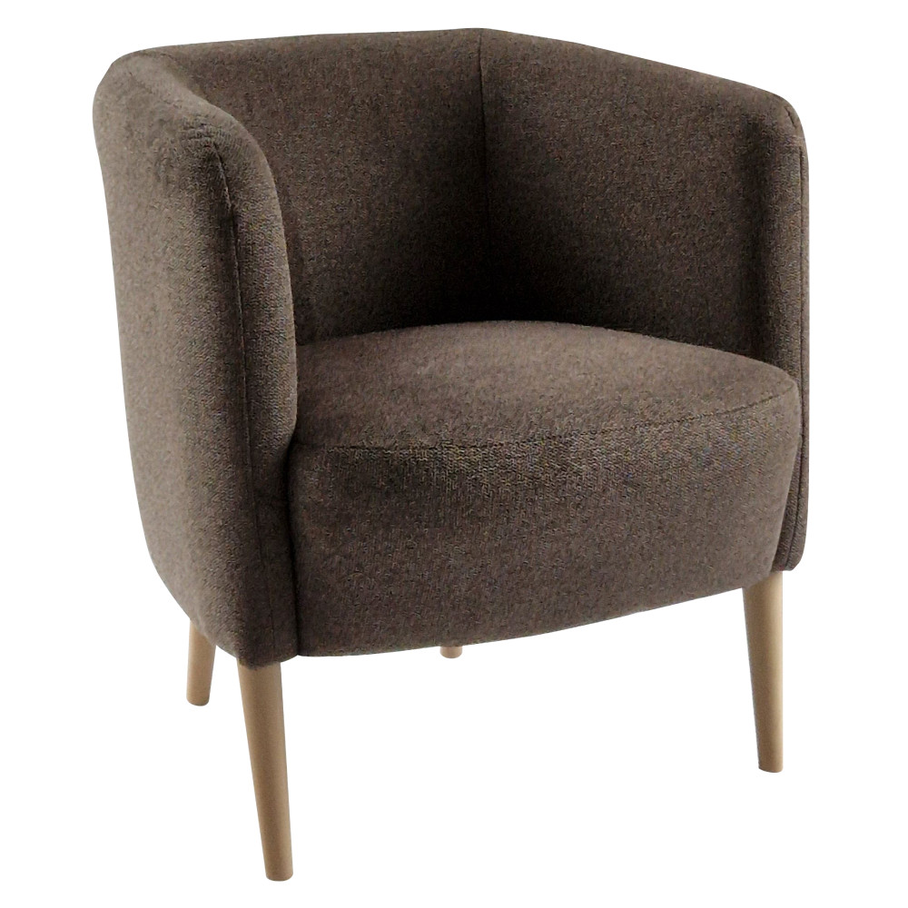 Fotel, barna/bükk, ALIEN (RP)