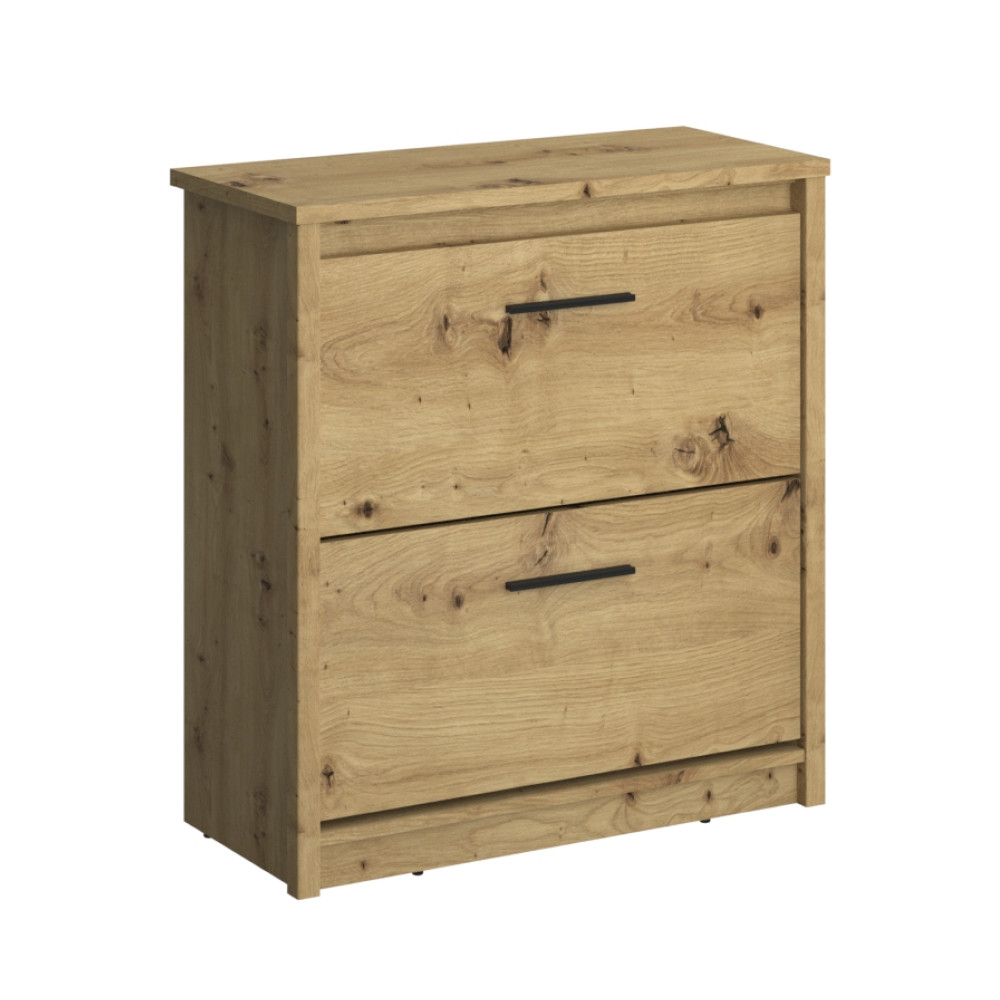 Cipősszekrény 2K, artisan tölgy, AIRON (RP)