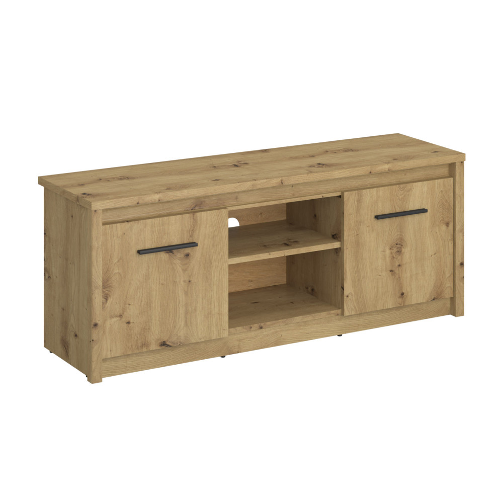 TV asztal 2D/125, artisan tölgy, AIRON (RP)