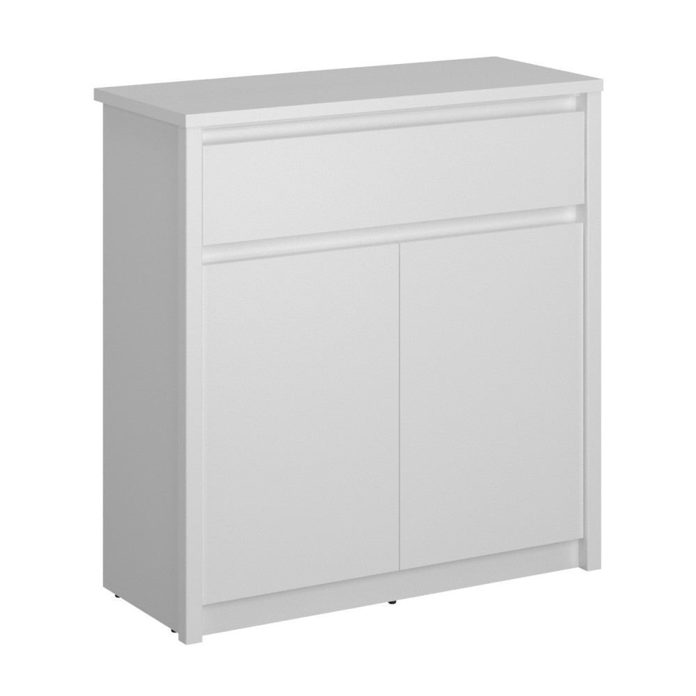 Komód 2D1S, fehér, ERODIN (RP)