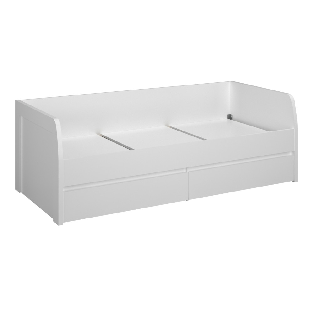 Ágy 2S, 90x200 fehér, ERODIN (RP)