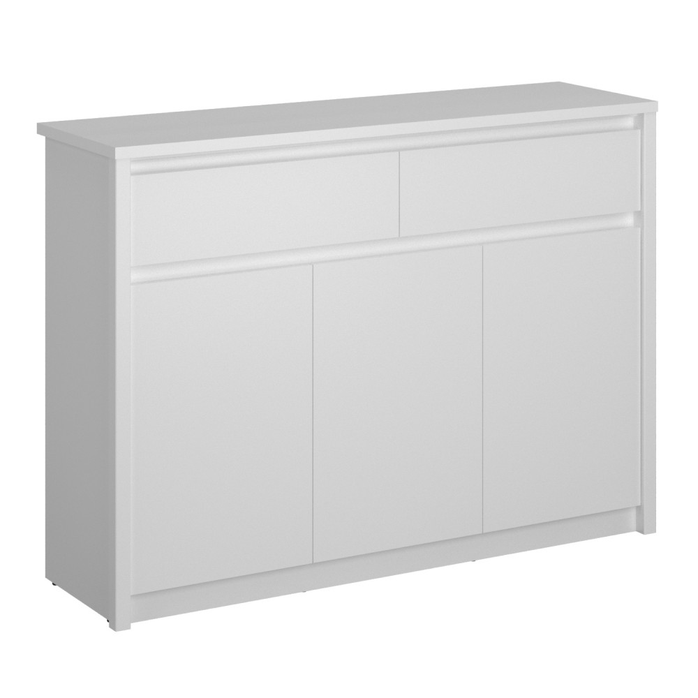 Komód 3D2S, fehér, ERODIN (RP)