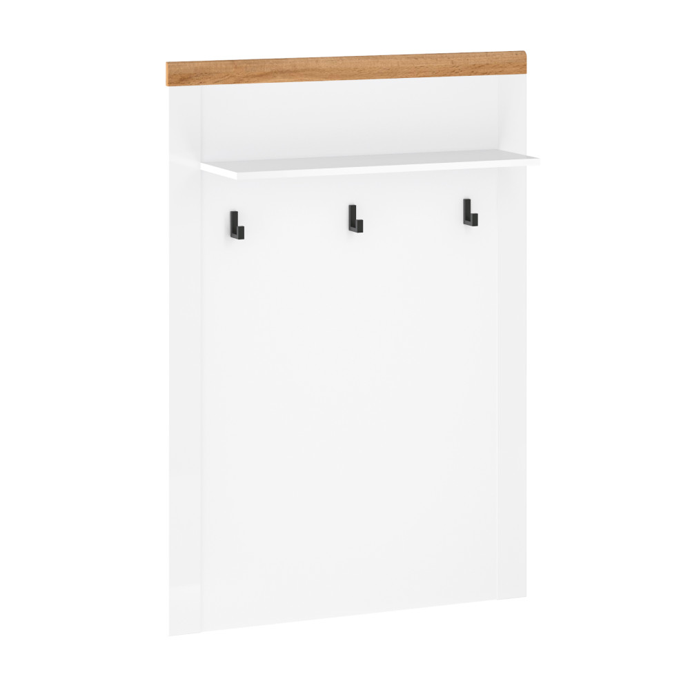 Fogas panel 90, fehér/wotan tölgy, VILGO (RP)