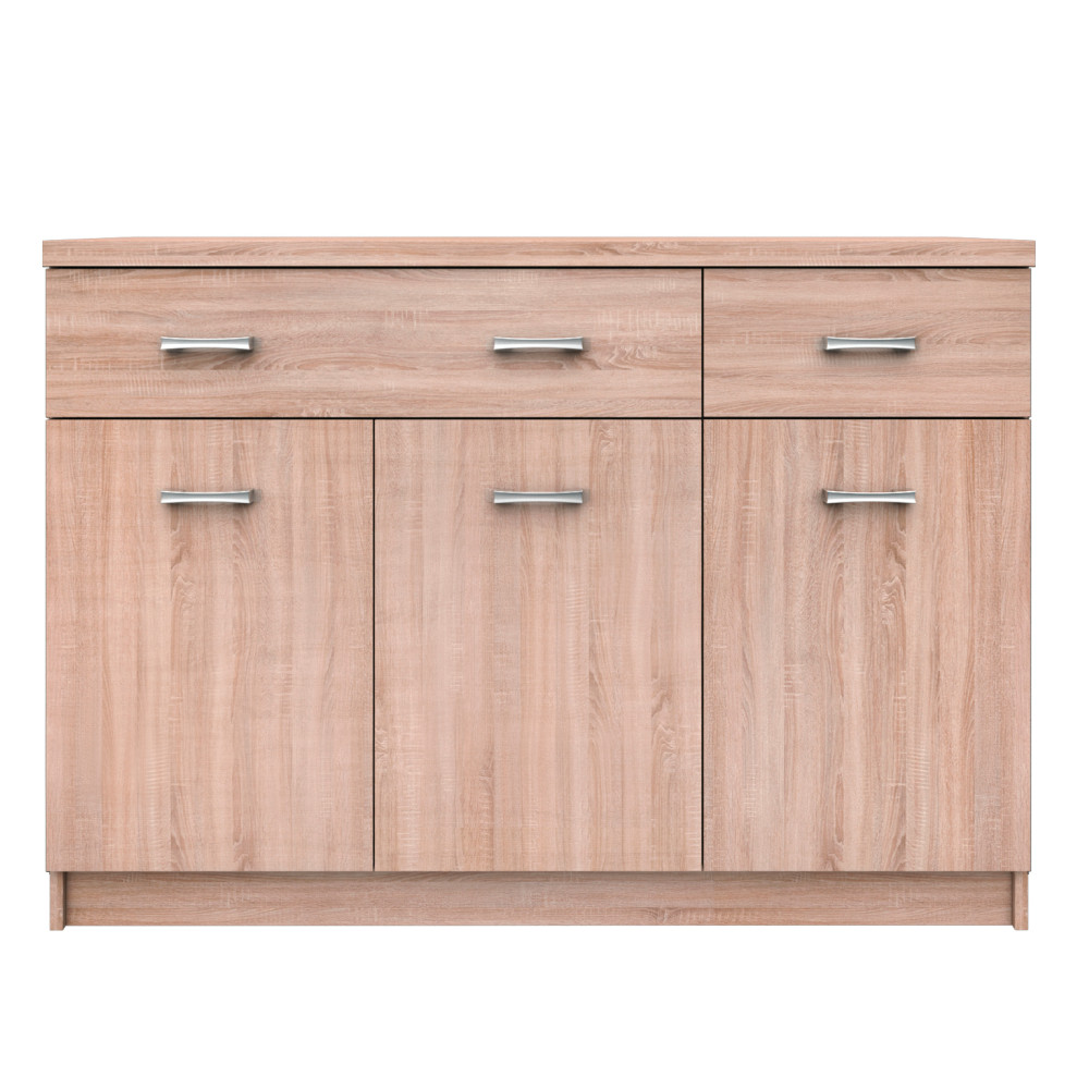 Komód 3D2S, sonoma tölgy, TOPTY TYP 23 (RP)