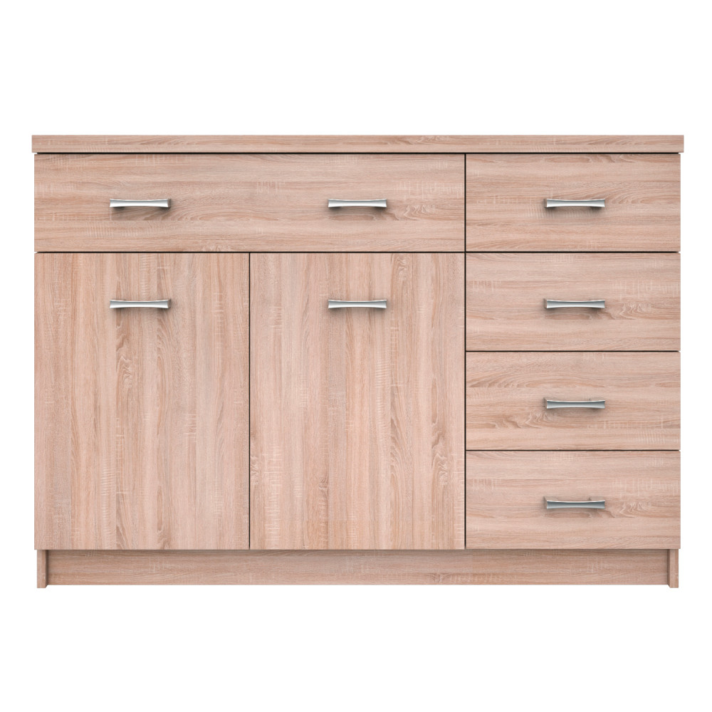 Komód 2D5S, sonoma tölgy, TOPTY TYP 22 (RP)