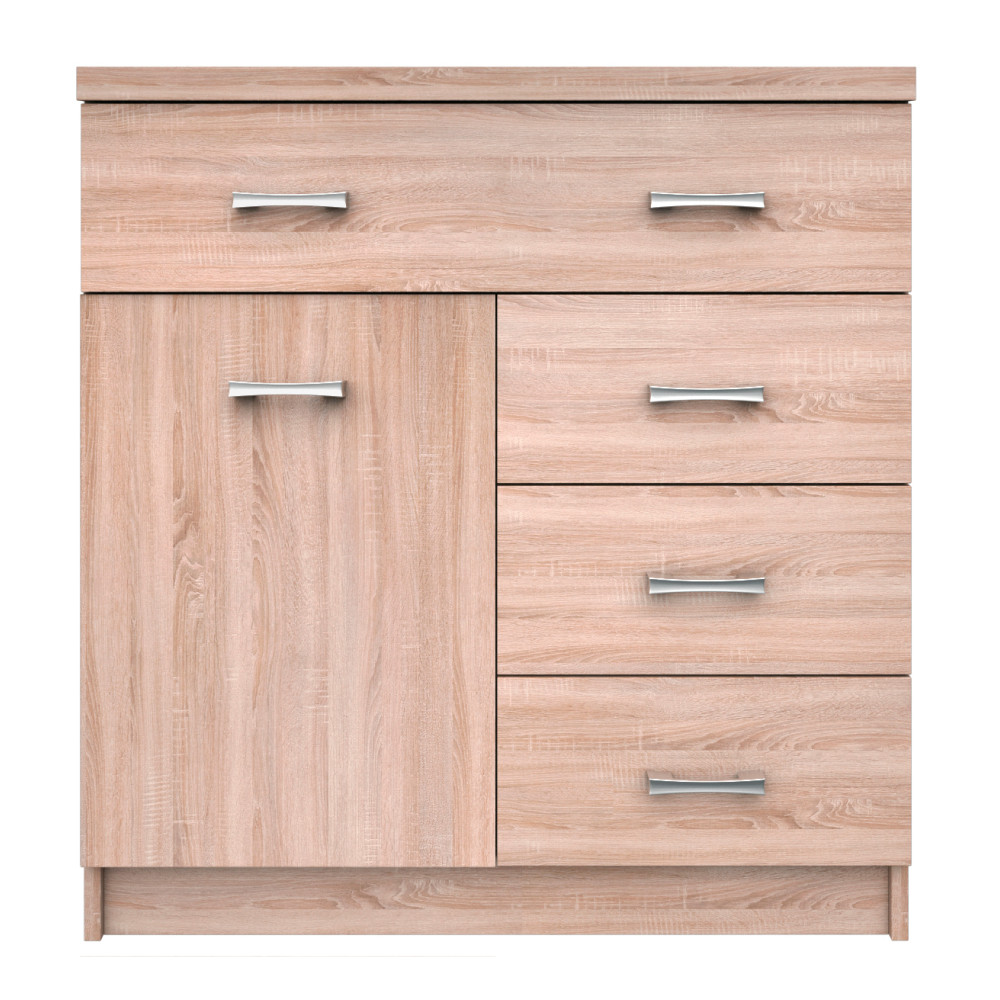 Komód 1D4S, sonoma tölgy, TOPTY TYP 20 (RP)