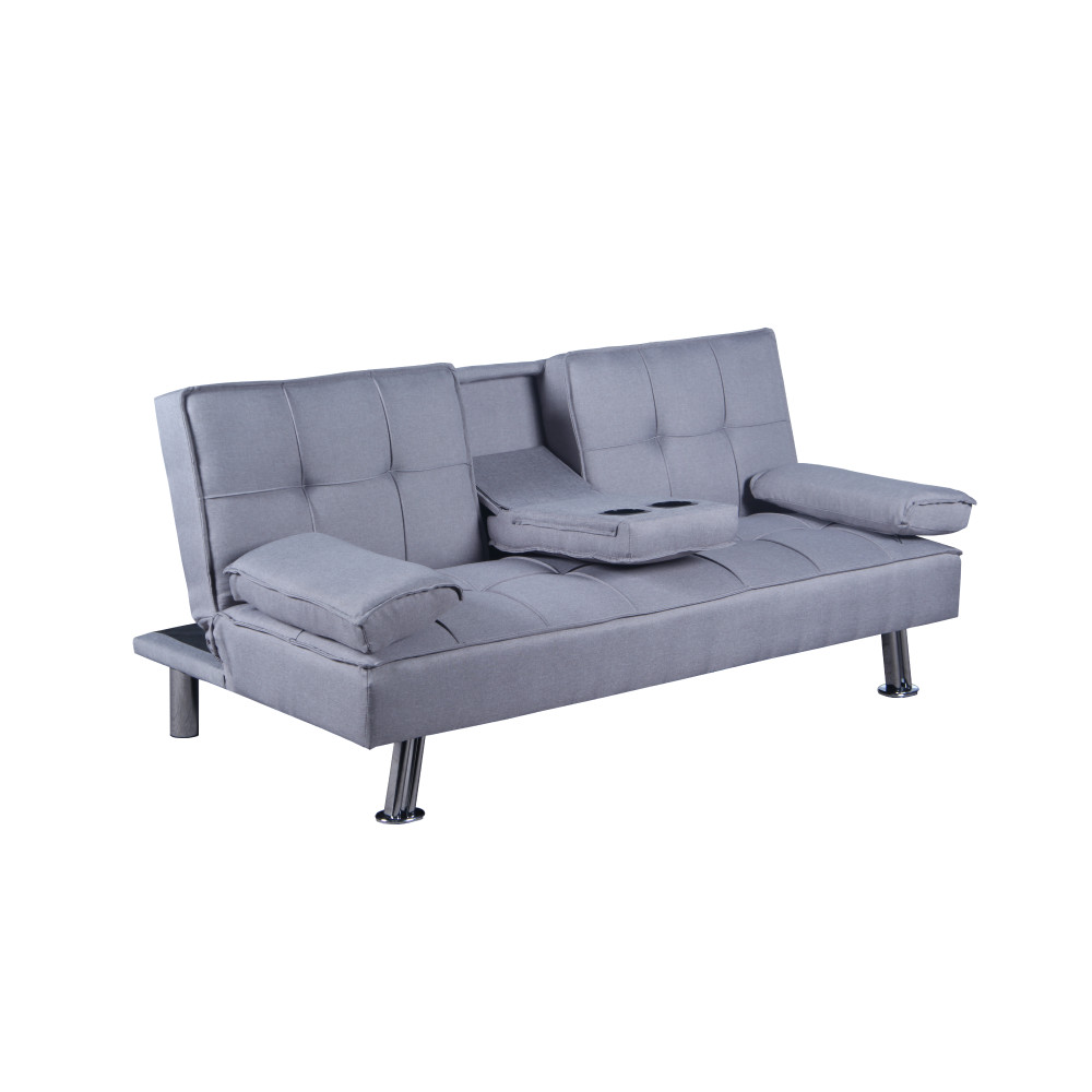 Kinyitható kanapé, szürke, GOLDIA NEW (RP)