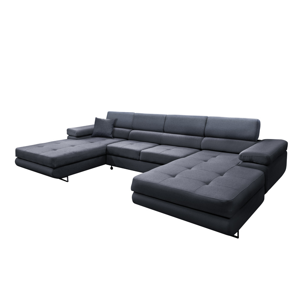 Univerzális ülőgarnitúra, szürke, AMARETA U (RP)