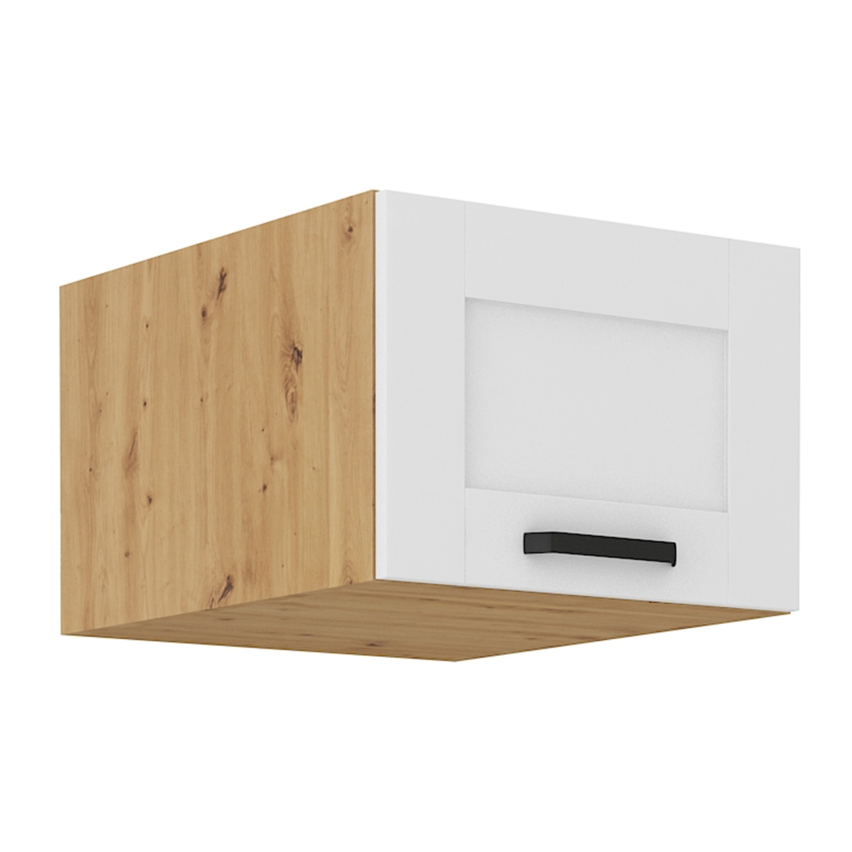 Felső szekrény, fehér/artisan tölgy, LULA 50 NAGU-36 1F (RP)