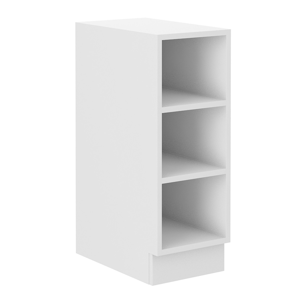 Alsó polcos szekrény, fehér, LULA 30 D OTW BB (RP)