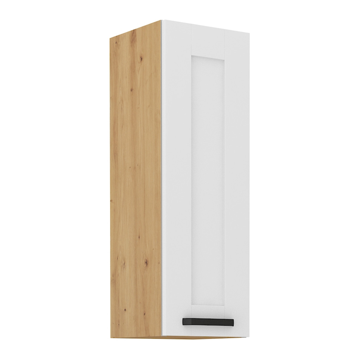 Felső szekrény, fehér/artisan tölgy, LULA 30 G-90 1F (RP)