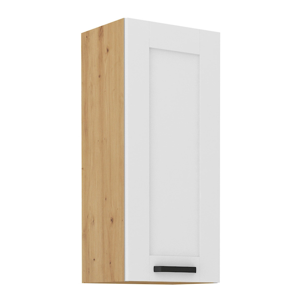 Felső szekrény, fehér/artisan tölgy, LULA 40 G-90 1F (RP)