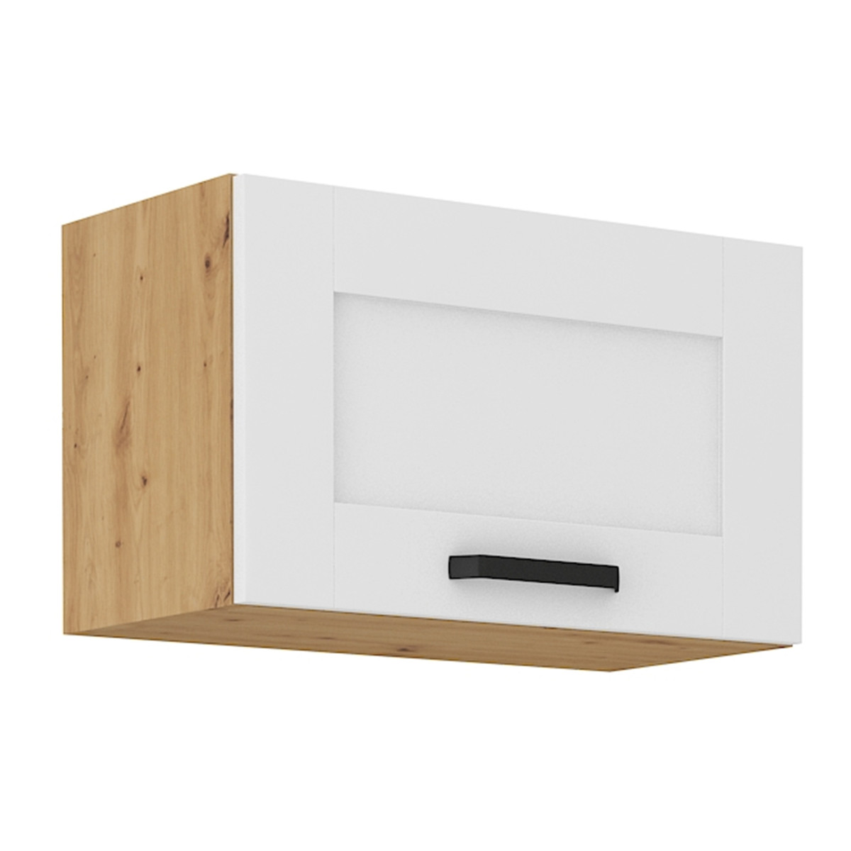 Felső szekrény, fehér/artisan tölgy, Lula 60 GU-36 1F (RP)