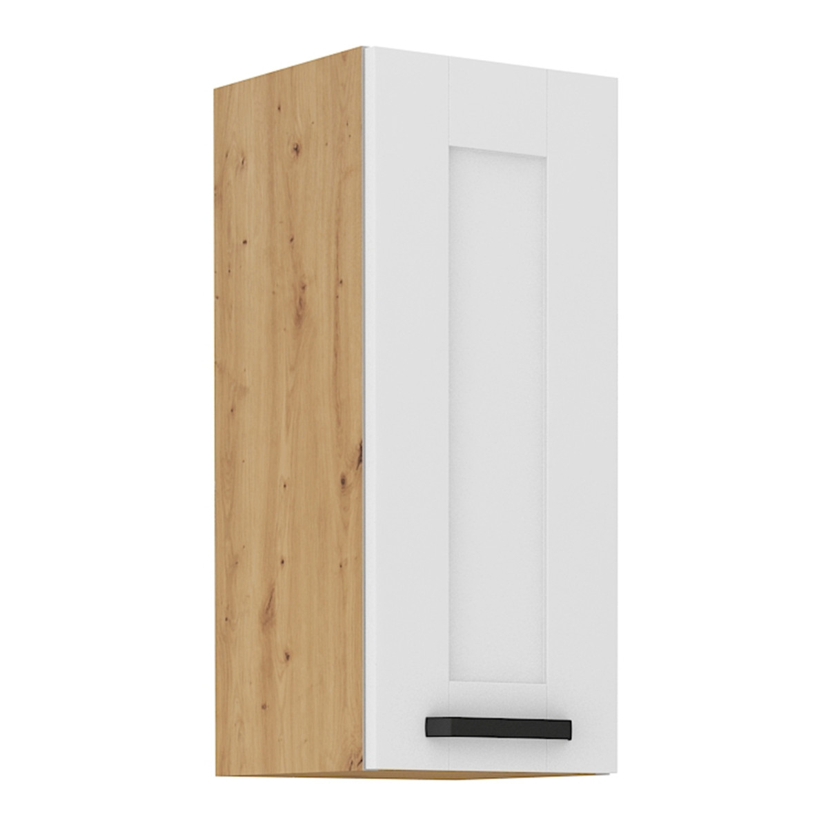 Felső szekrény, fehér/artisan tölgy, LULA 30 G-72 1F (RP)