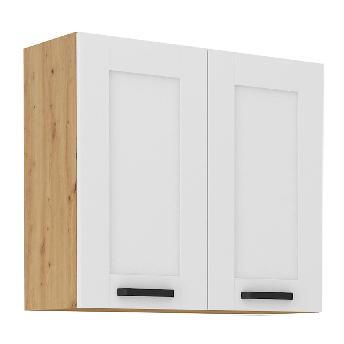 Felső szekrény, fehér/artisan tölgy, Lula 80 G-72 2 F (RP)