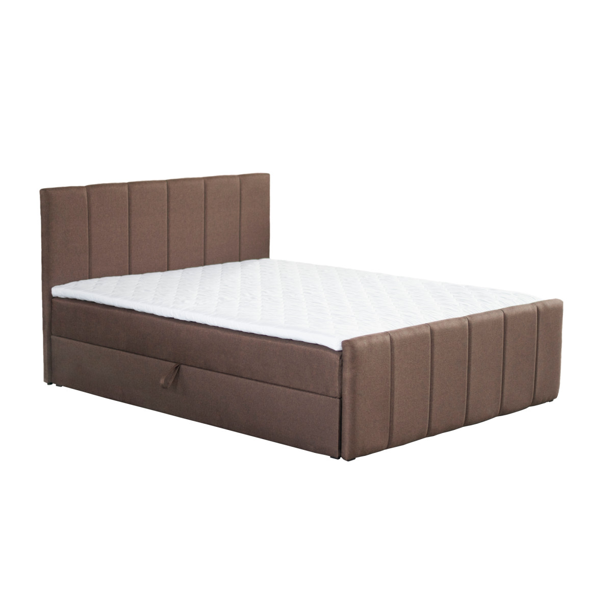 Boxspring ágy, 180x200, barna, STAR (RP)