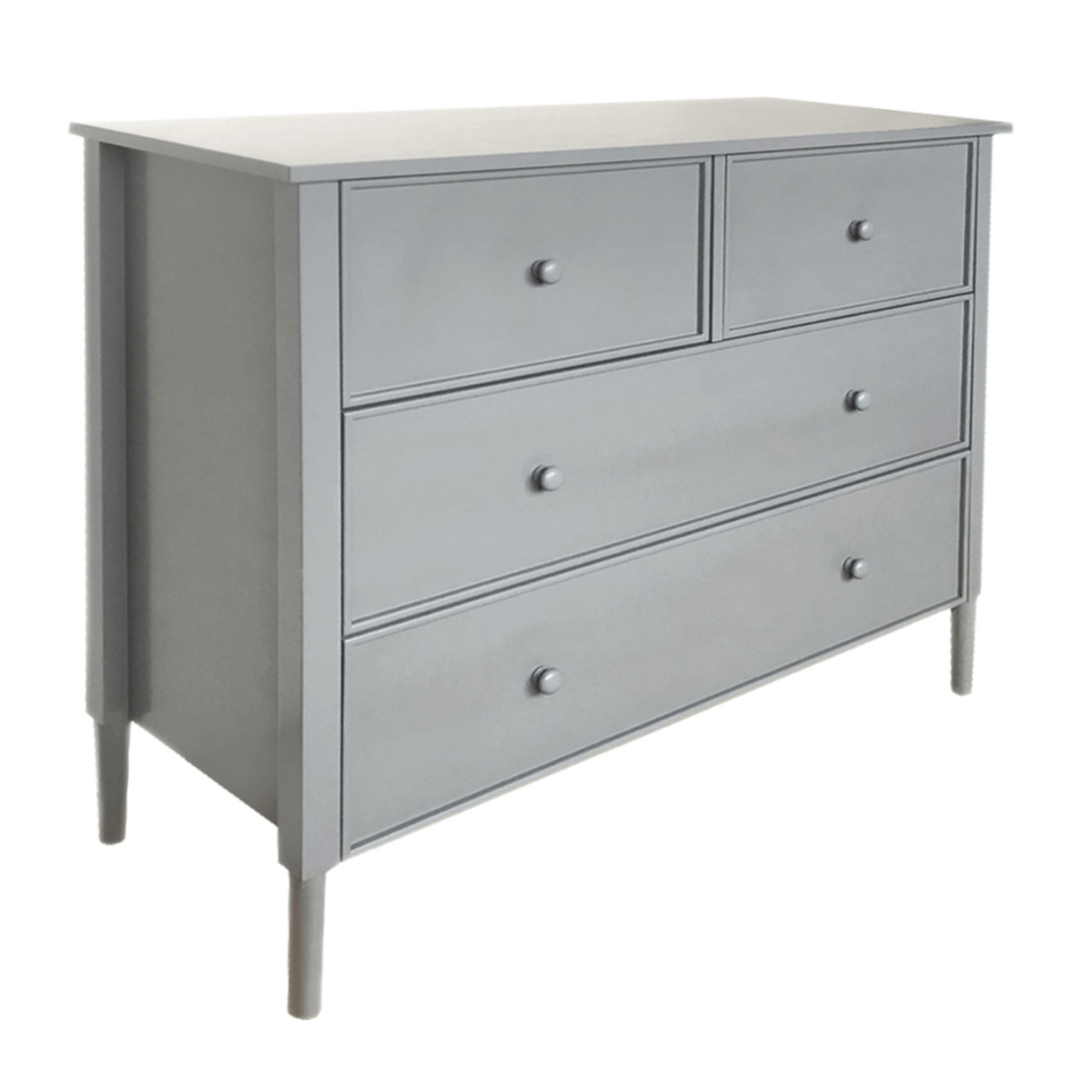 Komód, szürke, AVIELA (RP)