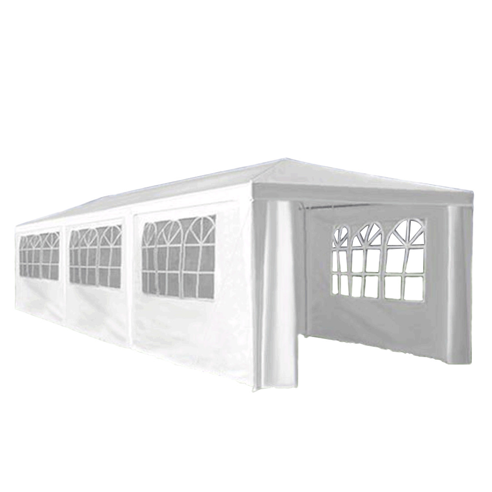 Kerti party sátor, fehér, 3x9 m, TEKNO NEW TYP 3 + 8 oldalsó résszel (RP)
