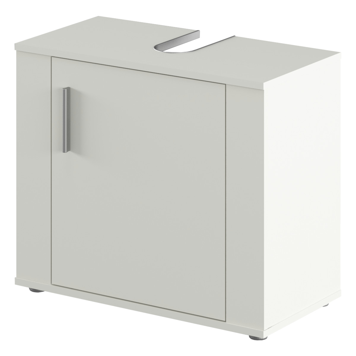 Szekrény mosogató alá, matt fehér, LESSY NEW 02 (RP)