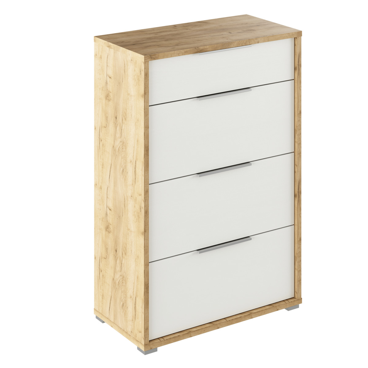 komód fiókokkal, artisan tölgy/fehér, RIOMA TYP 22 (RP)