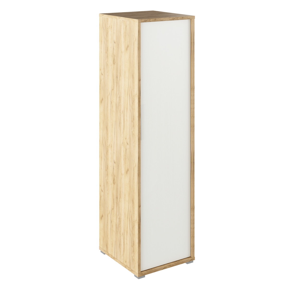 Akasztós szekrény, artisan tölgy/fehér, RIOMA TYP 20 (RP)