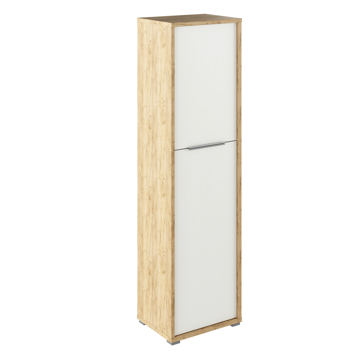 Polcos szekrény, artisan tölgy/fehér, RIOMA TYP 08 (RP)