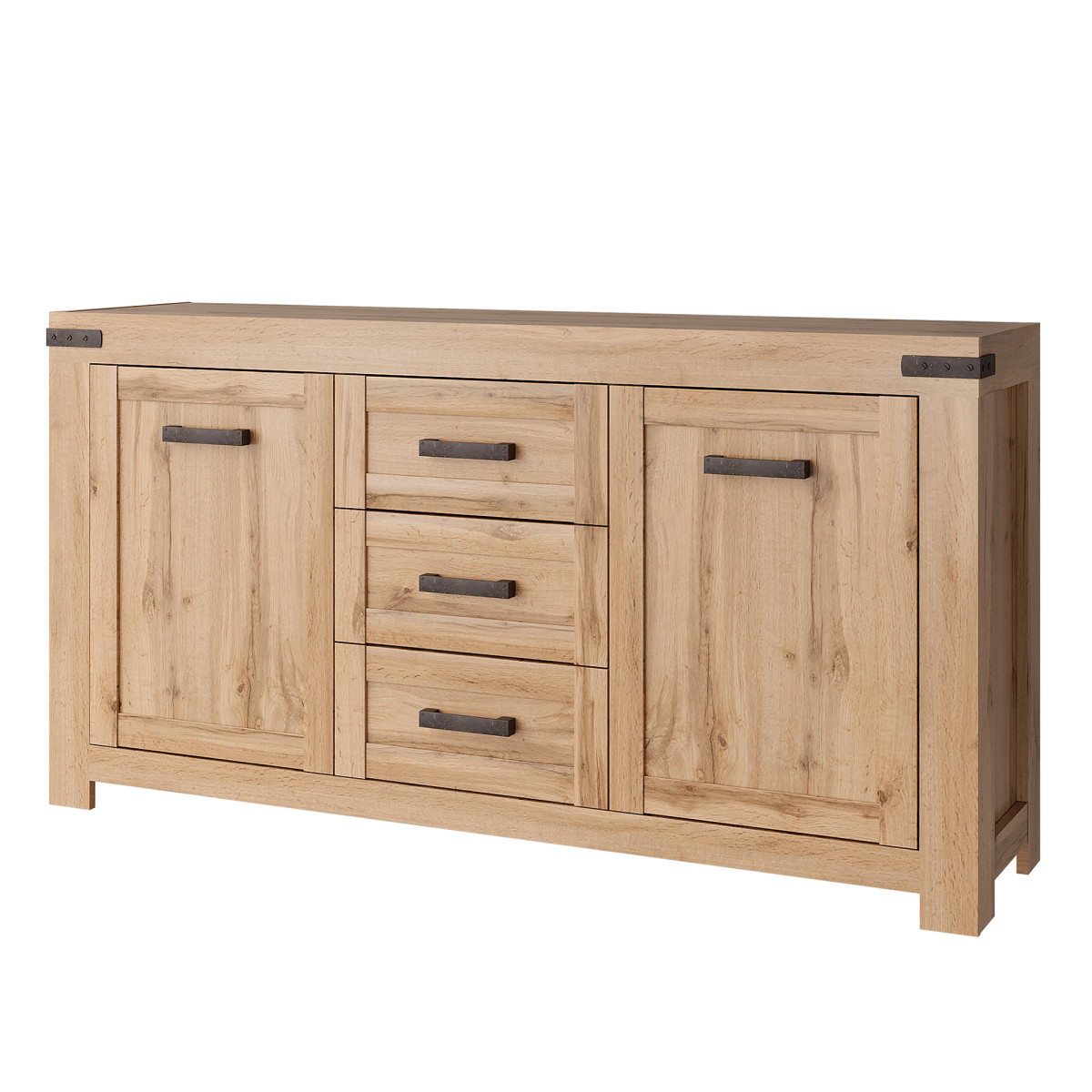 Komód 2D3S, wotan tölgy, MORATIZ (RP)