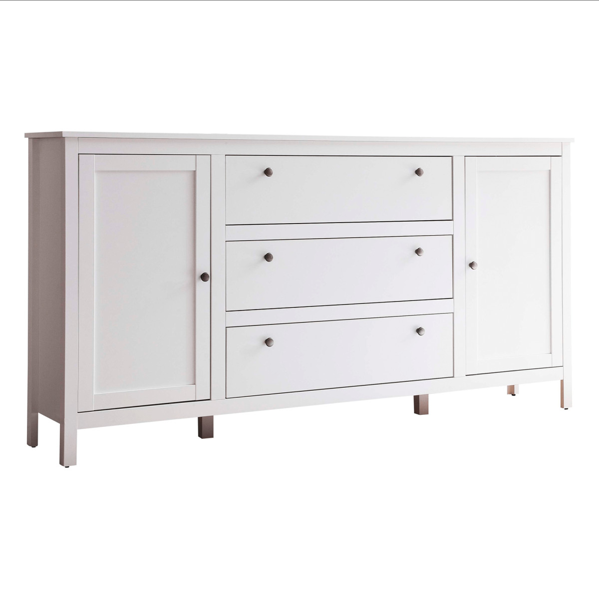 Komód 2D3S, fehér, OLJE (RP)