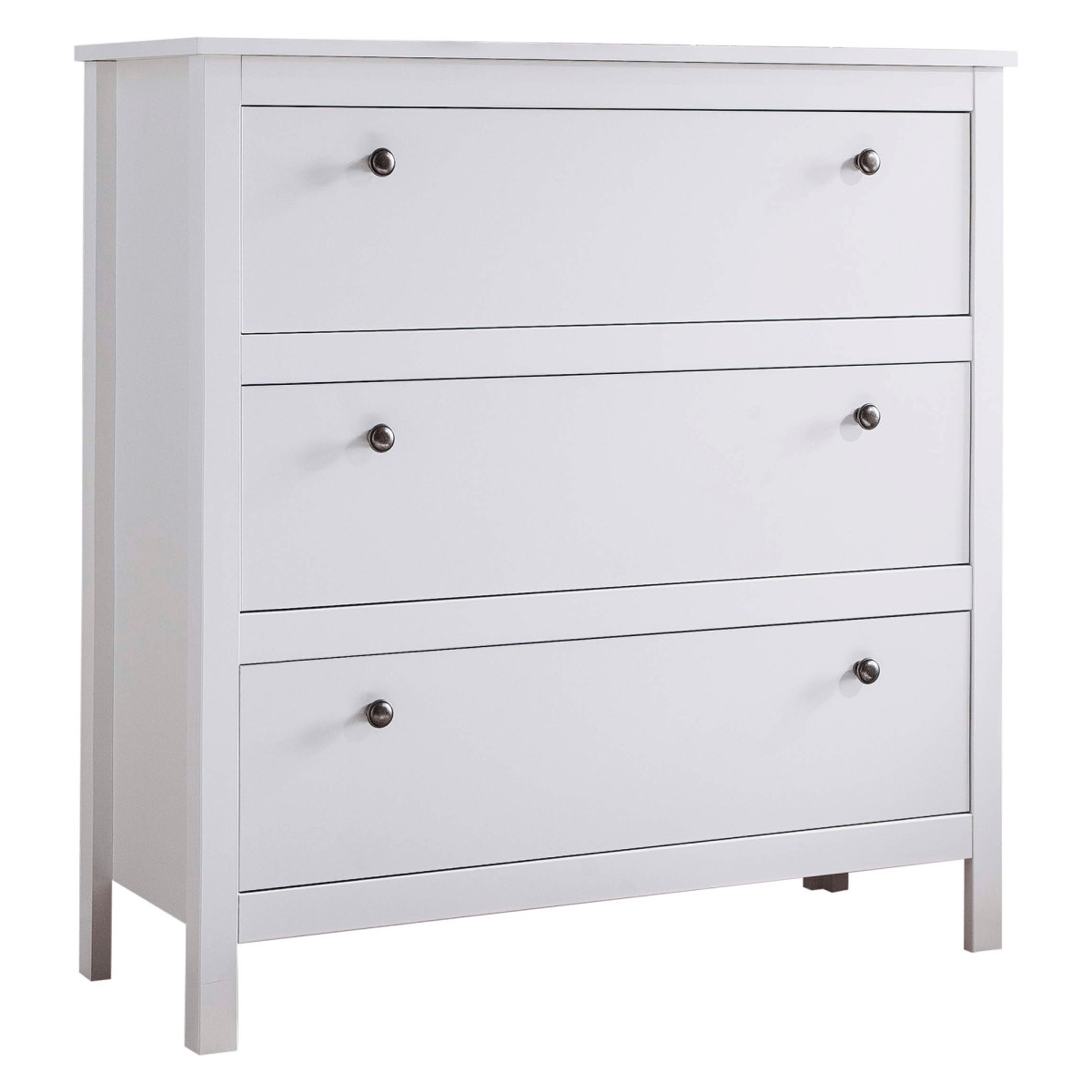 Komód 3S, fehér, OLJE (RP)