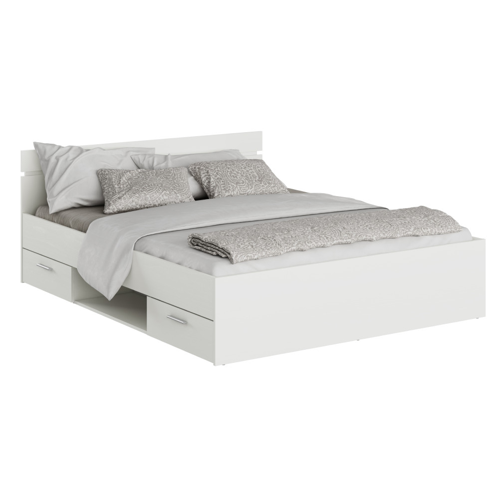 Ágykeret, 160x200, fehér, MICHIGAN NEW (RP)