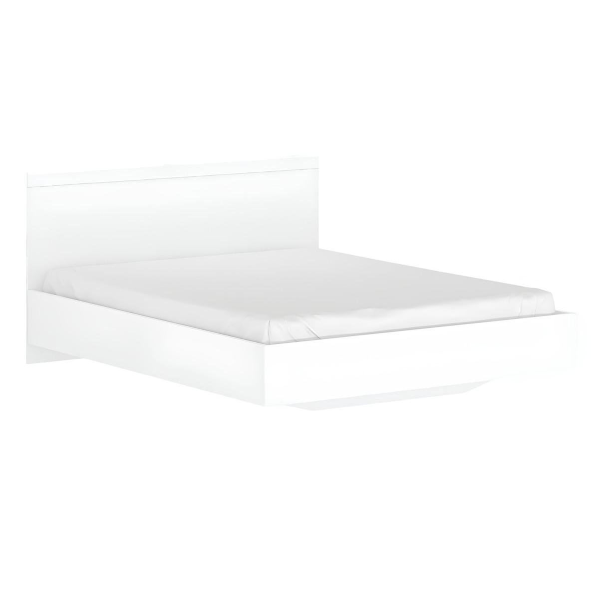 Franciaágy, 160x200, fehér, LINDY (RP)