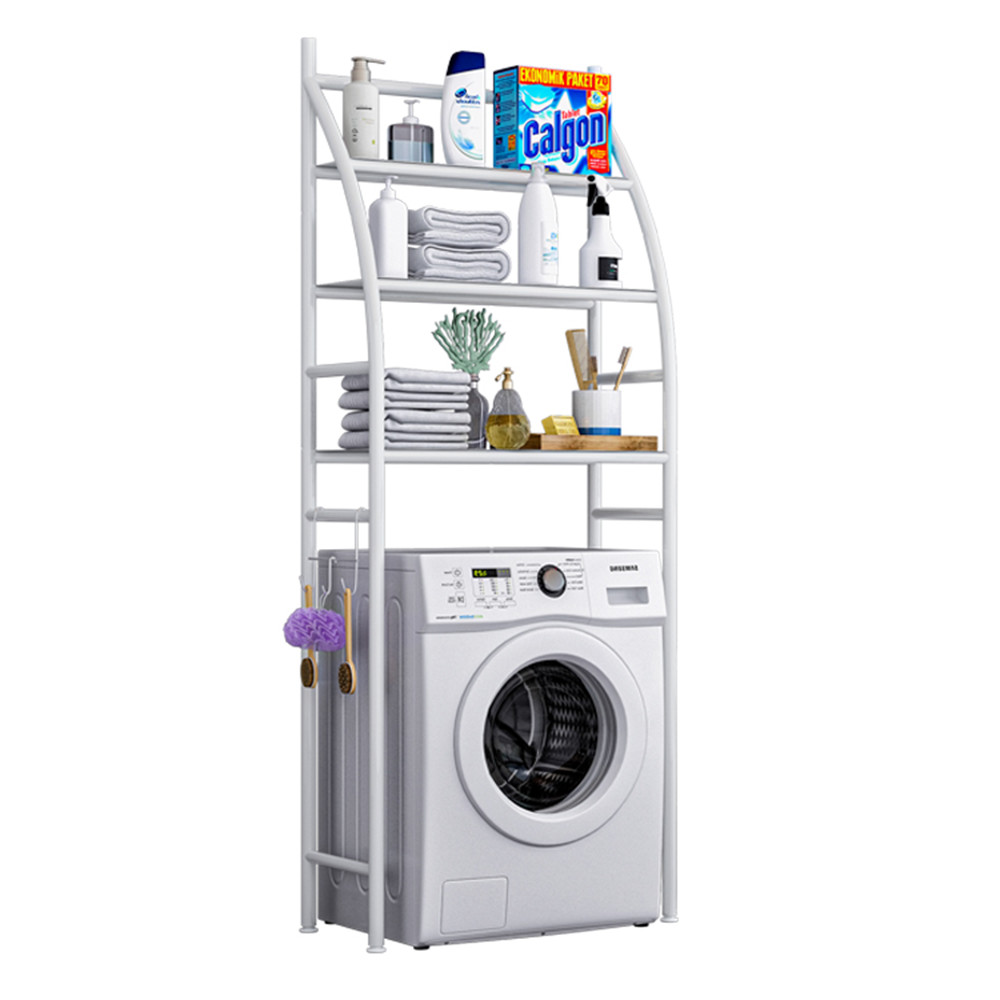 Polcállvány a mosógép fölé, fehér, VIMERA (RP)