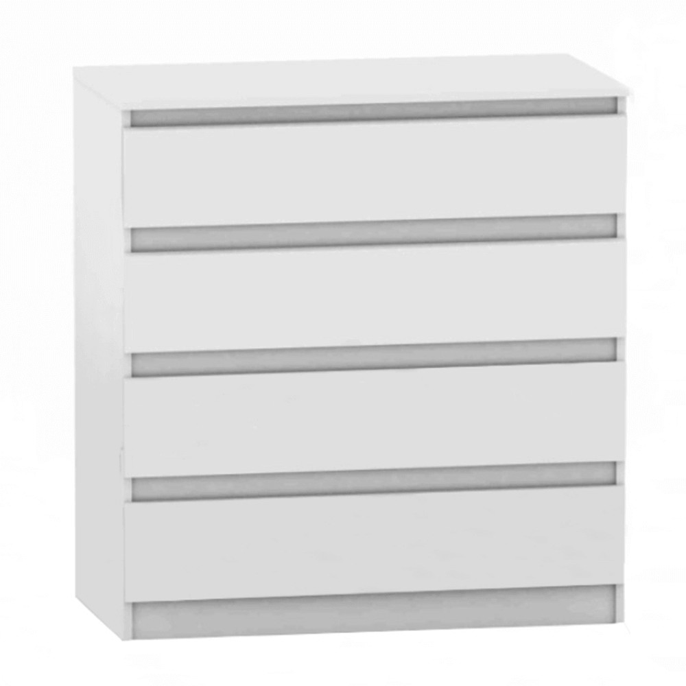 4 fiókos komód, fehér, HANY NEW 004 (RP)