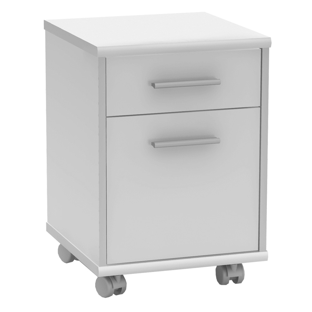 Irodai konténer, fehér, JOHAN 2 NEW 07 (RP)