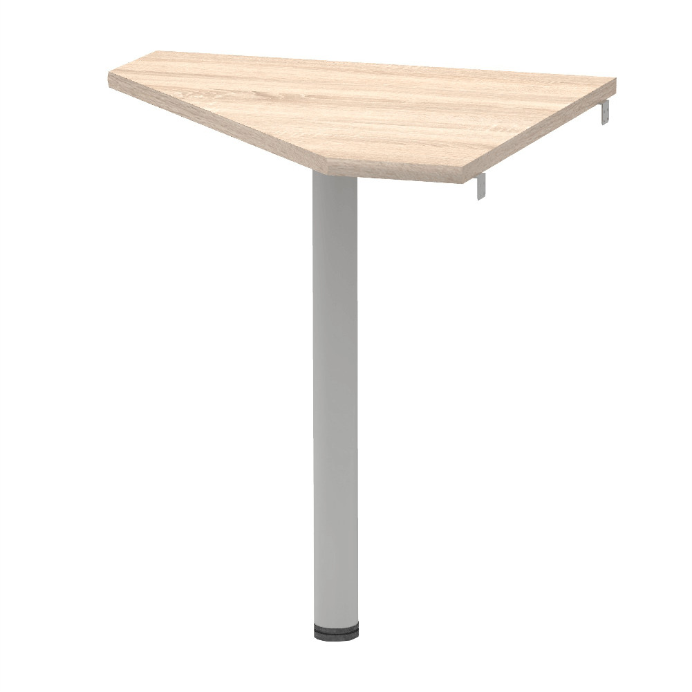 Sarokasztal, tölgy sonoma/fém, JOHAN 2 NEW 06 (RP)