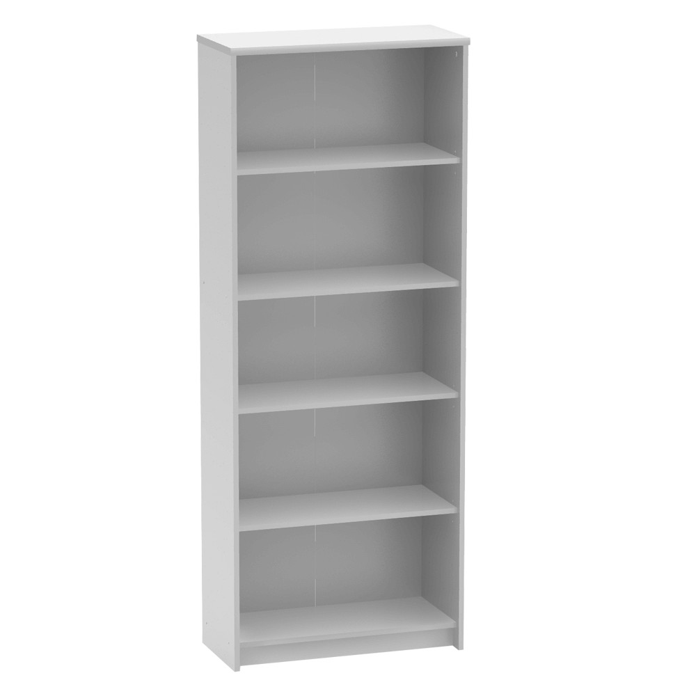 Irodai polcos szekrény, fehér, JOHAN 2 NEW 04 (RP)